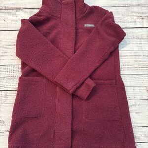 Columbia Women's Burgundy Teddy Jacket